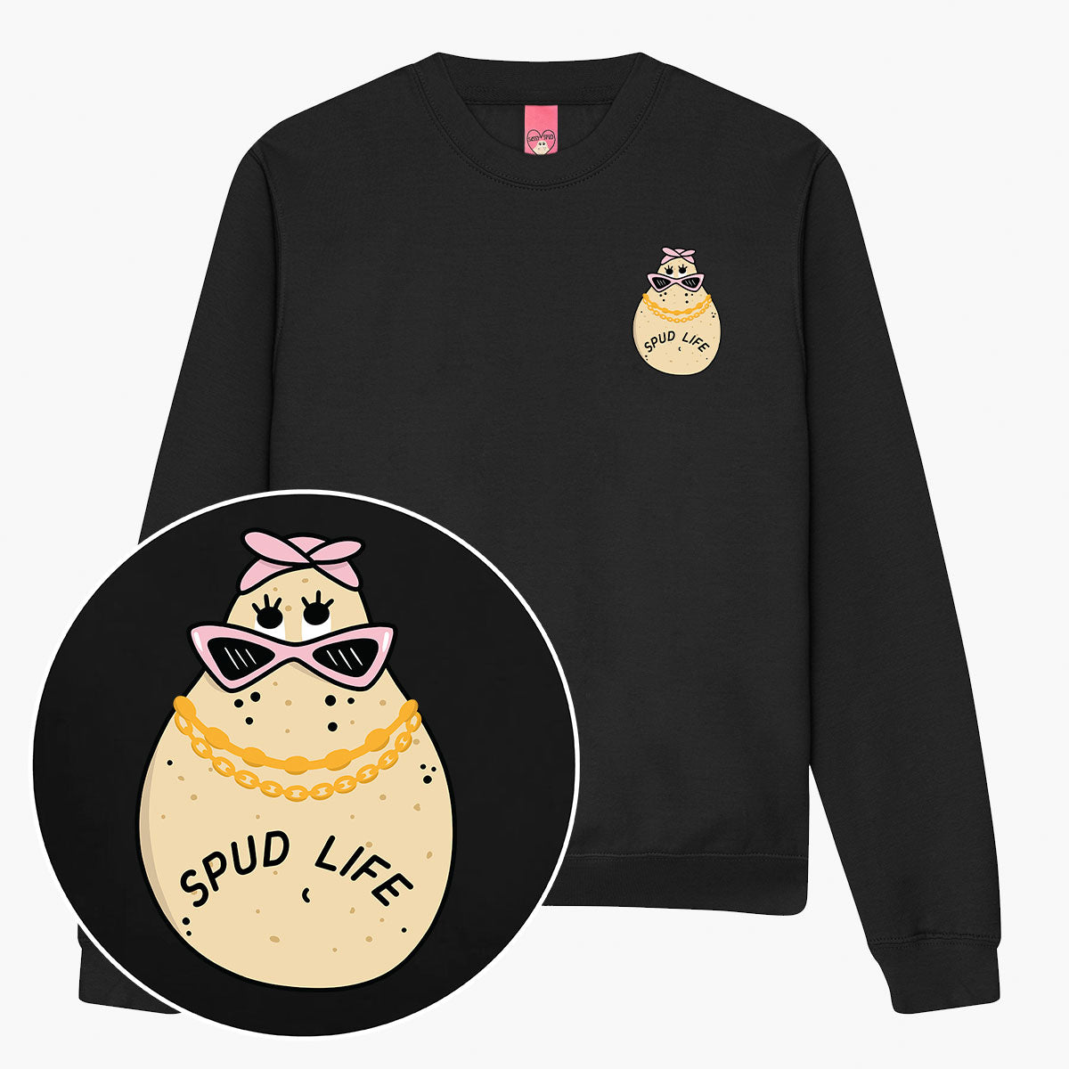Spud Life Sweatshirt (Unisex)-Printed Clothing, Printed Sweatshirt, JH030-Sassy Spud