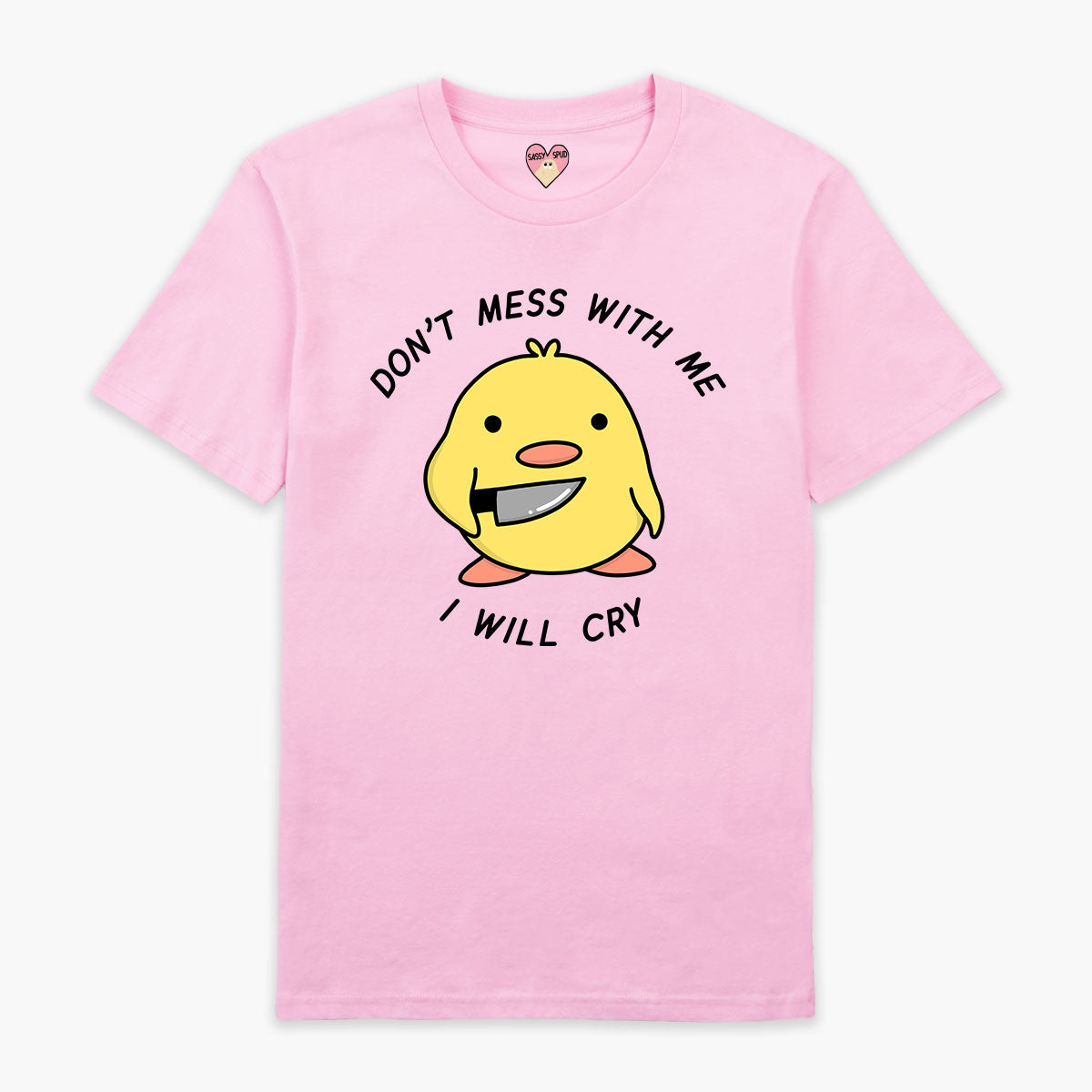 Stabby Chick Full Print T-Shirt (Unisex)-Printed Clothing, Printed T Shirt, EP01-Sassy Spud