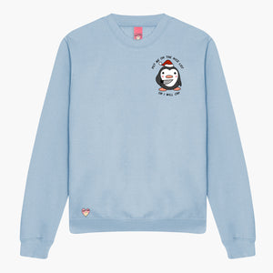 Stabby Penguin Christmas Jumper (Unisex)-Printed Clothing, Printed Sweatshirt, JH030-Sassy Spud