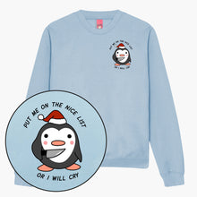 Load image into Gallery viewer, Stabby Penguin Christmas Jumper (Unisex)-Printed Clothing, Printed Sweatshirt, JH030-Sassy Spud