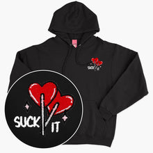 Load image into Gallery viewer, Suck It Lollipop Embroidered Hoodie (Unisex)-Embroidered Clothing, Embroidered Hoodie, JH001-Sassy Spud