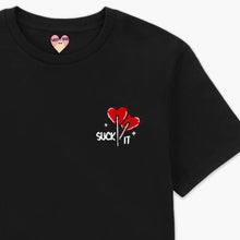 Afbeelding laden in Galerijviewer, Suck It Lollipop Embroidered T-Shirt (Unisex)-Embroidered Clothing, Embroidered T Shirt, EP01-Sassy Spud