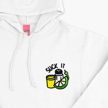 Afbeelding laden in Galerijviewer, Suck It Tequila Embroidered Hoodie (Unisex)-Embroidered Clothing, Embroidered Hoodie, JH001-Sassy Spud