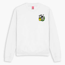 Load image into Gallery viewer, Suck It Tequila Embroidered Sweatshirt (Unisex)-Embroidered Clothing, Embroidered Sweatshirt, JH030-Sassy Spud