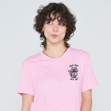 Laden Sie das Bild in den Galerie-Viewer, Talk Sh*t Get Bit Embroidered T-Shirt (Unisex)-Embroidered Clothing, Embroidered T Shirt, EP01-Sassy Spud