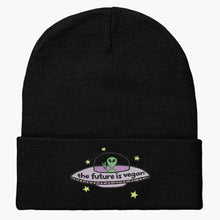 Afbeelding laden in Galerijviewer, The Future Is Vegan Embroidered Beanie-Embroidered Clothing, Embroidered Beanie, BB45-Sassy Spud