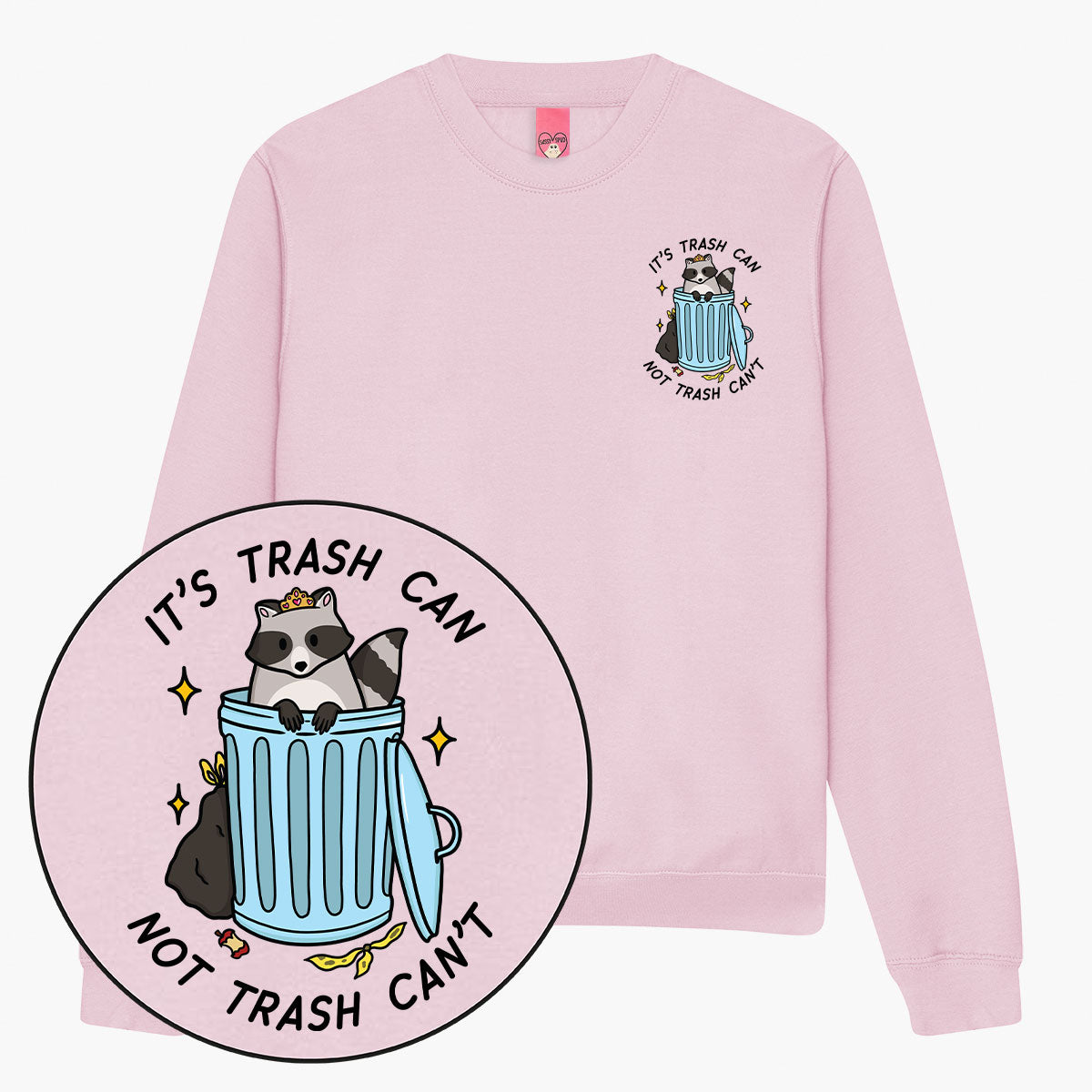 Trash Can Sweatshirt (Unisex)-Printed Clothing, Printed Sweatshirt, JH030-Sassy Spud