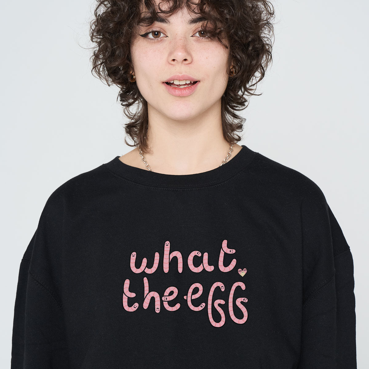 What The Eff Rude Worms Sweatshirt (Unisex)-Printed Clothing, Printed Sweatshirt, JH030-Sassy Spud