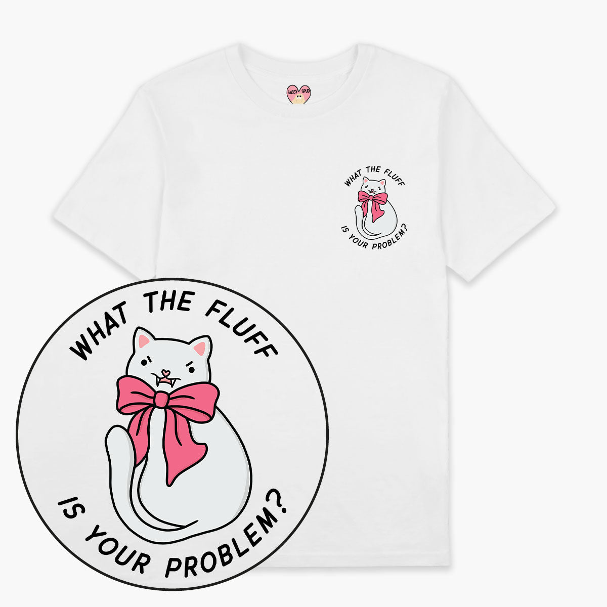 What The Fluff T-Shirt (Unisex)-Printed Clothing, Printed T Shirt, EP01-Sassy Spud