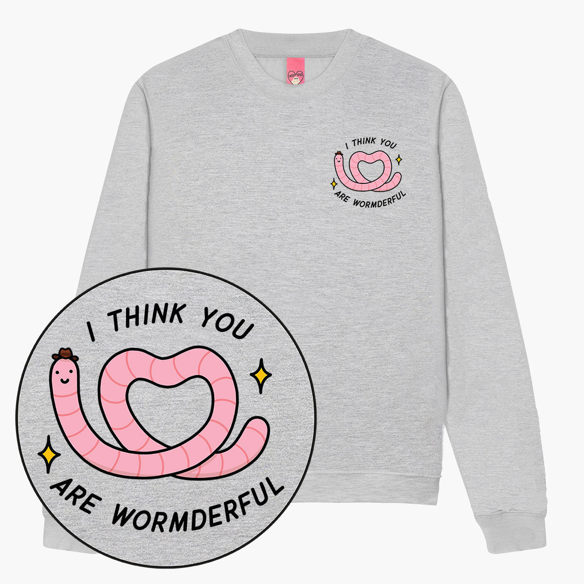 Wormderful Sweatshirt (Unisex)-Printed Clothing, Printed Sweatshirt, JH030-Sassy Spud