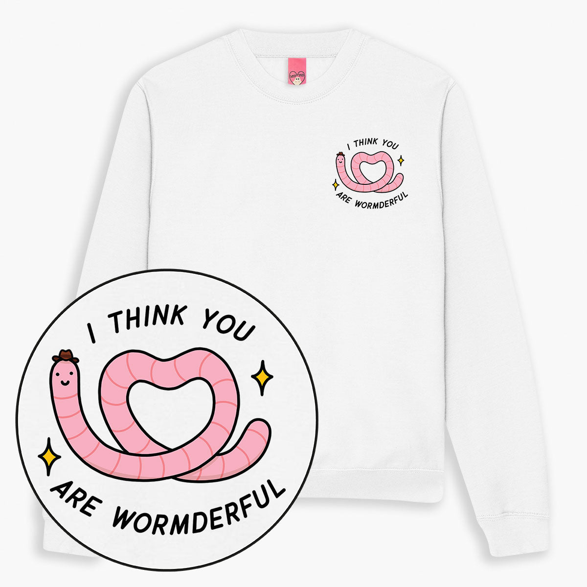 Wormderful Sweatshirt (Unisex)-Printed Clothing, Printed Sweatshirt, JH030-Sassy Spud