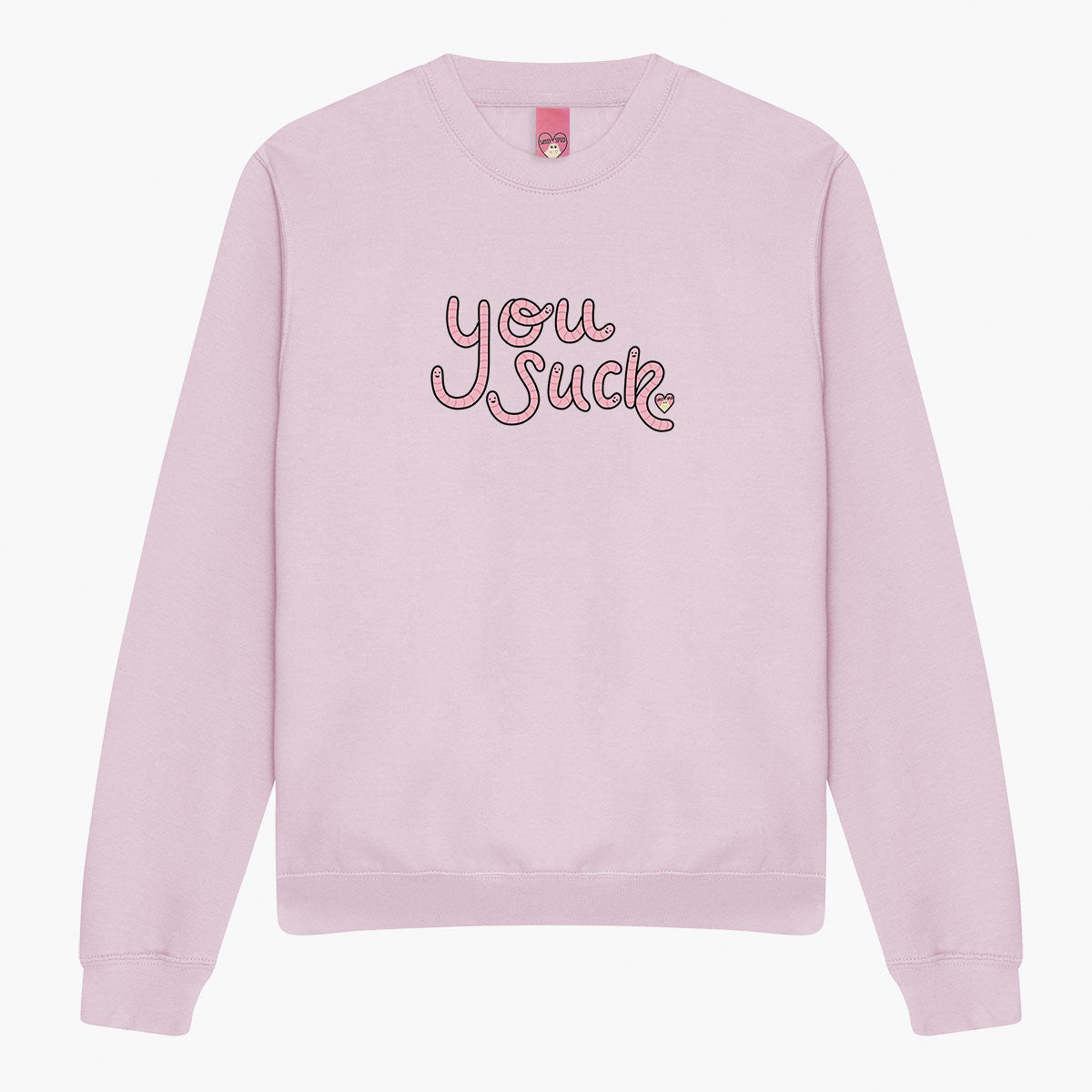 You Suck Rude Worms Sweatshirt (Unisex)