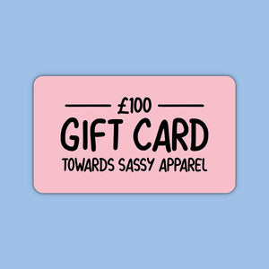 £100 Gift Card-Sassy Spud