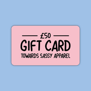 £50 Gift Card-Sassy Spud